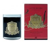 Jardin a Versailles Свеча 450 гр , черный  стаканчик, золотой декор Д  16х10,5х10,5 см