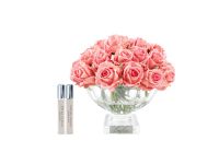 CENTERPIECE ROSE BUDS  peach silver  Букет из бутонов роз, коралловый, 2 спрея по 10 мл