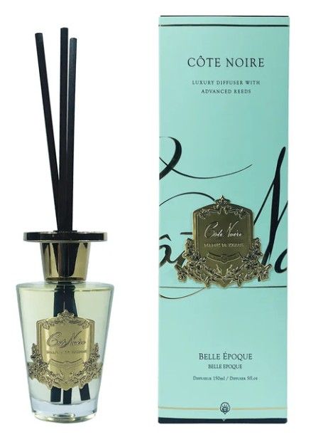 Диффузор Cote Noire Belle Epoque, золотой декор, 150 мл, Д  30х10,5х10,5 см