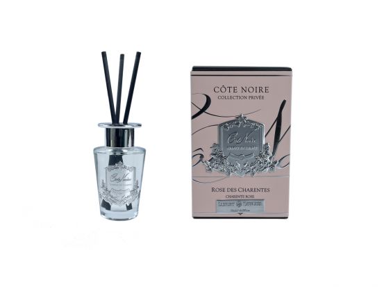 CHARENTE ROSE   Диффузор, серебряный декор, 90 мл, время работы 70-90 дней