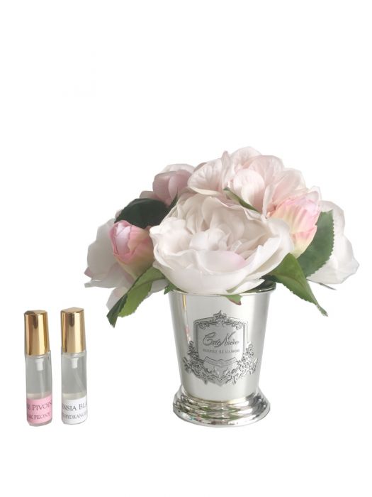 Пионы и гортензии, светло-розовый, 2 спрея Д  21х17х17 см PEONY & HYDRANGEAS BLUSH, арт. LHB03 COTE NOIRE