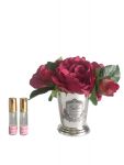 Букет пионов, бордовый, 2 спрея Д  21х17х17 см PEONY Bouquet Burgundy, арт. LMR07 COTE NOIRE