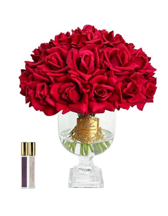 VERSAILLES ROSE BOUQUET  Букет  роз, красный, 2 спрея по 10 мл , золотой декор