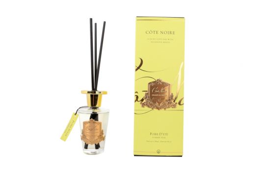 Диффузор, золотой декор, 150 мл, Д  30х10,5х10,5 см POIRE D'ETE, арт. GMDL15014 COTE NOIRE