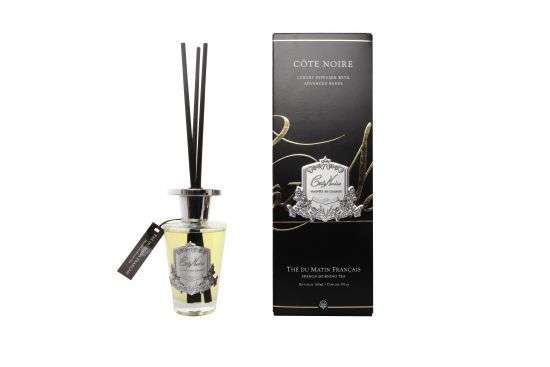 Диффузор, серебряный декор, 150 мл, Д  30х10,5х10,5 см, THE DU MATIN, COTE NOIRE GMDS15001