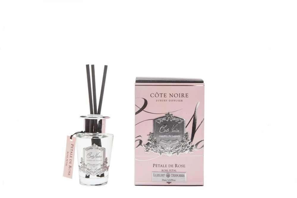 Диффузор, серебряный декор, 100 мл PETAL DE ROSE, арт. GMSS15007 COTE NOIRE