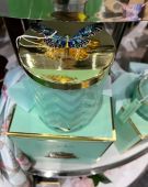 Свеча большая, платок, 600 гр, соевый воск, время горения 100 ч Д  21х17х17 см, Зеленый лайм , COTE NOIRE HCG51