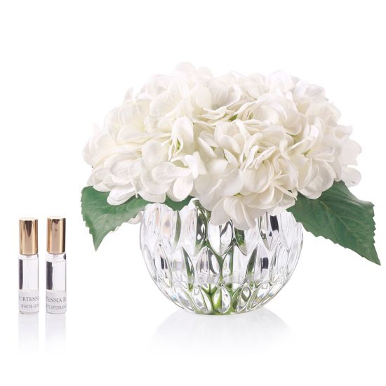 Гортензии цвет белый, 2 спрея,  Д  32х26х26 см HYDRANGEAS white, арт. LHY01 COTE NOIRE