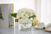Гортензии цвет белый, 2 спрея,  Д  32х26х26 см HYDRANGEAS white, арт. LHY01 COTE NOIRE